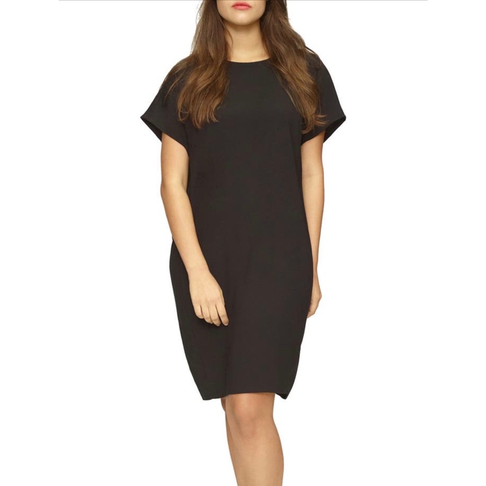 WORN ONCE! Universal Standard Luxe Twill Sheath Dress